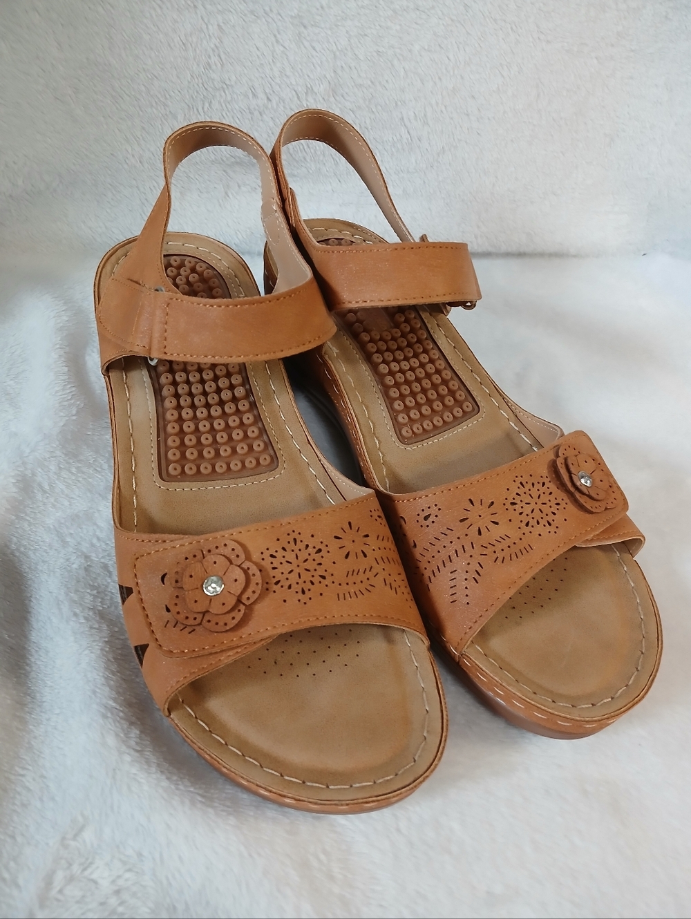 Brown Strappy Sandal Size 10